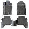 Set de 5 covorase din cauciuc 3D stil tavita premium pentru Ford Ranger T6.2 din 2022