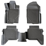 Set de 5 covorase din cauciuc 3D stil tavita premium pentru Ford Ranger T6.2 din 2022