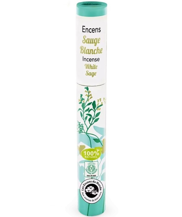 Betisoare parfumate naturale japoneze, salvie alba, 30 buc., Aromandise