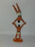 bnk jc Spania - Jecsan - Gran Circo anii `60 - figurine acrobati - rare