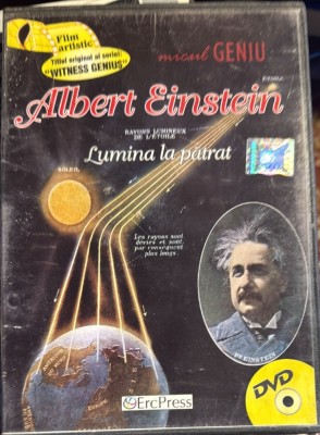 ALBERT EINSTEIN,LUMINA LA PATRAT/ DVD,,ERC Press&amp;quot;/ nou , foto