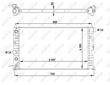 NRF 50219A Economy Class Radiator, racire motor