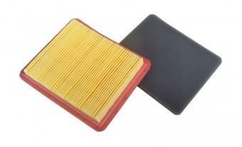 Filtru aer din hartie cu prefiltru de burete, 134x114x25mm foto