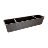 Jardiniera decorativa, maro, 68.5x17.3x15 cm, Ratolla Case P&nbsp; GartenVIP DiyLine