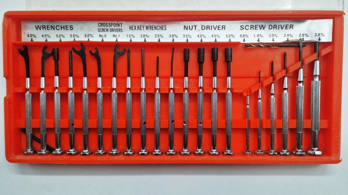 set Micro Surubelnite Chei de precizie . Electro Ceasornicar Bijuterii 21 pcs