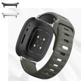 Curea din silicon compatibila cu Samsung Galaxy Watch Ultra, Chrome Gray