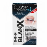 Benzi pentru albirea dintilor O3X Black, 5 x 2 bucati, BlanX
