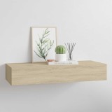 VidaXL Dulap de perete cu sertar, stejar, 60x23,5x10 cm, MDF