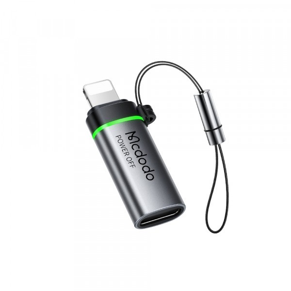 Adaptor Date si Incarcare USB-C - Lightning McDodo OT-2590 Power Off, Negru