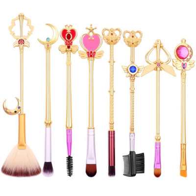 Set 8 pensule pentru machiaj anime tematice, Sailor Moon foto
