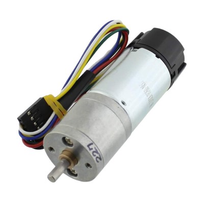 Motor DC, 6V DC, 6.5A, 97rot./min, POLOLU, 99:1 METAL GEARMOTOR 25DX69L MM HP 6V WI foto