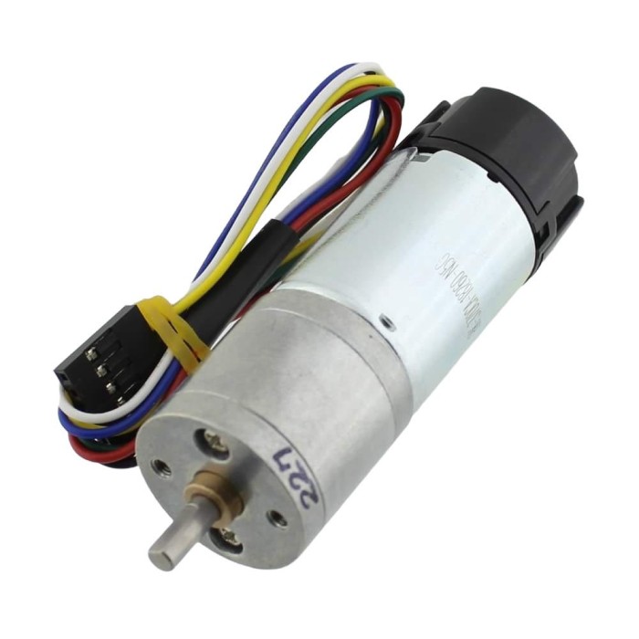 Motor DC, 12V DC, 2.1A, 770rot./min, POLOLU, 9.7:1 METAL GEARMOTOR 25DX63L MM MP 12V