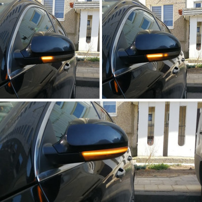 Set semnalizare dinamica oglinda laterala VW Golf 5/ 6/ Passat/ Eos / Skoda foto