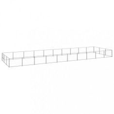 vidaXL Padoc pentru c&amp;acirc;ini, argintiu, 30 m&amp;sup2;, oțel foto