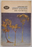 Alecsandri, Poezii populare ale romanilor