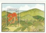 Grenada 1991 - Flora , Ciuperci , Colita , dantelata , MNH ,Bl.284