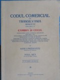CODUL COMERCIAL DIN TRANSILVANIA ADNOTAT - IOAN I. PREDOVICIU VOL.2