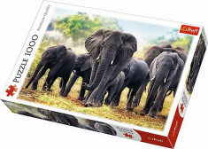 Puzzle Trefl 1000 Elefanti Africani foto