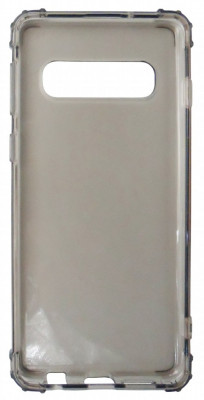 Husa silicon (colturi intarite) fumuriu transparent pentru Samsung Galaxy S10 (G973F) foto