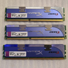 Memorie ram desktop Kingston HyperX 6GB (3x2GB) DDR3 1600MHz