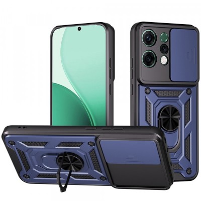 Husa pentru Oppo Reno14, Techsuit, CamShield, Albastra foto