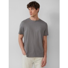 s.Oliver Tricou barbati cu decolteu la baza gatului, din bumbac cu croiala Regular Fit, Gri, S