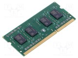 Memorie DRAM DDR3 SODIMM 1600MHz 1,35&divide;1,5VDC industrială