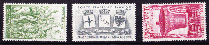 TSV$ - 1958 MICHEL 1021-1023 ITALIA MNH/**