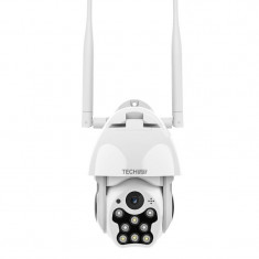 Camera Supraveghere PTZ Techstar® 903, 2MP, FullHD, Lumina Infrarosie si LED, Control Vertical + Orizontal, Audio Bidirectional, Detectarea Miscarii,