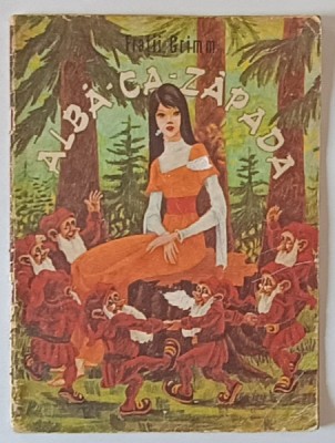 ALBA - CA - ZAPADA de FRATII GRIMM , ilustratii de IACOB DESIDERIU , 1982 *PREZINTA URME DE UZURA foto