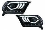 Faruri Full LED compatibil cu Ford Mustang V (2010-2014) cu Semnal Dinamic Secvential HLFOMULED