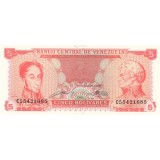 5 BOLIVARI 1989 UNC