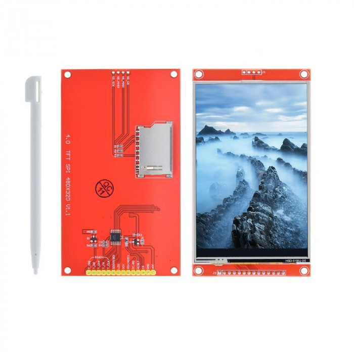 Display 4.0&quot; SPI TFT 320x480 LCD 14PIN ST7796 touchscreen + pix Arduino