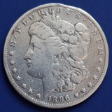 1 MORGAN DOLAR SUA 1896 litera O , 1 MORGAN DOLLAR USA 1896 litera O, monetaria New Orleans - starea din poze