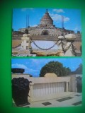 HOPCT LOT 3087 MAUSOLEE IN.. -JUD VRANCEA-2 CARTI POSTALE-CIRCULATE, Circulata, Printata