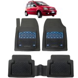 Covorase Fiat Panda II Tip Tavita Compatibile (2003&ndash;2012) Blue, Cauciuc