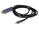 Adaptor HDMI USB C 1,5m negru textil BASEUS