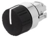 Comutator Rotativ Negru 22mm 3 Poziții