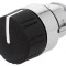 Comutator Rotativ Negru 22mm 3 Poziții