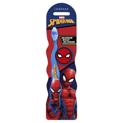 Periuta de dinti pentru copii, cu capac, Spiderman, 2565 foto
