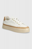 Gant sneakers din piele Avona culoarea alb, 28531446.G258