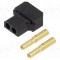Conector HARWIN Datamate L-Tek 2 pini mufă mamă 3A 800V crimpat cablu-cablu/PCB