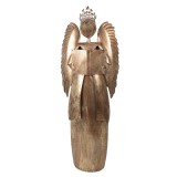 Cumpara ieftin Figurina Inger metal auriu 62x25x169 cm