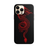 Husa compatibila cu Apple iPhone 13 model Red Dragon, Silicon, TPU, Viceversa