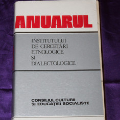 Anuarul Institutului de Cercetari Etnologice si Dialectologice seria B3 1985