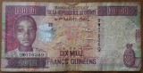 10000 francs 2012, Guineea, uzată