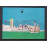 ANGOLA 1992 CORABII VAPOARE DESCOPERIREA AMERICII