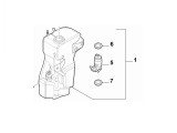 Rezervor spalator parbriz FIAT PANDA (319), 05.2012-, fara Gat de umplere,