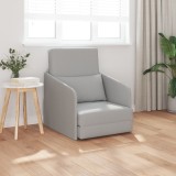 VidaXL Sofa Pat Podea 2 &icirc;n 1 Gri Noros 65x80x83 cm Stoff
