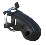 Cusca Pentru Penis/ Dispozitiv de Castitate Hardcore Silicone Cock Blocker, Negru
